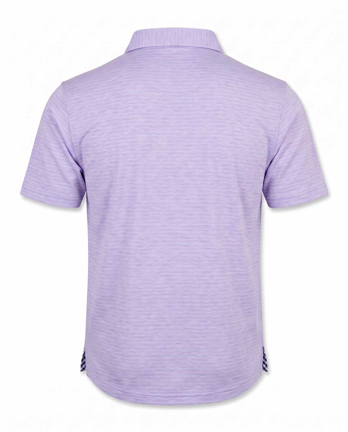 Albatross Polo Heather Lavender with Aruba Pinstripes back