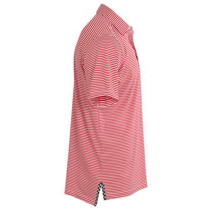 Albatross Polo - State Red / White Stripes