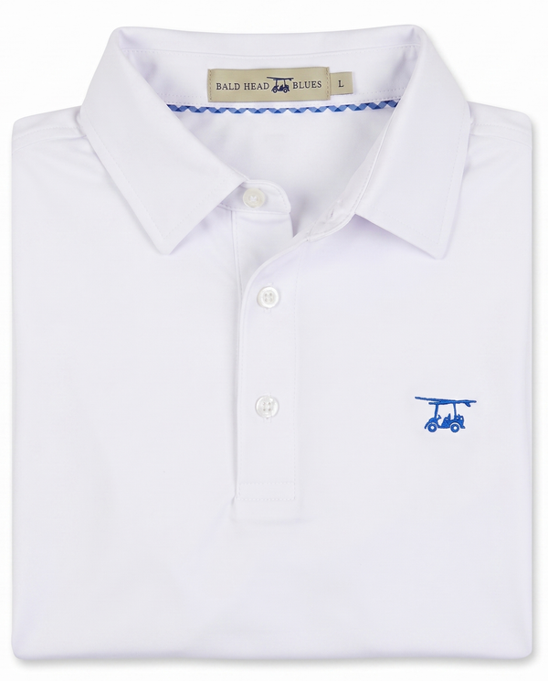 Albatross Polo White folded