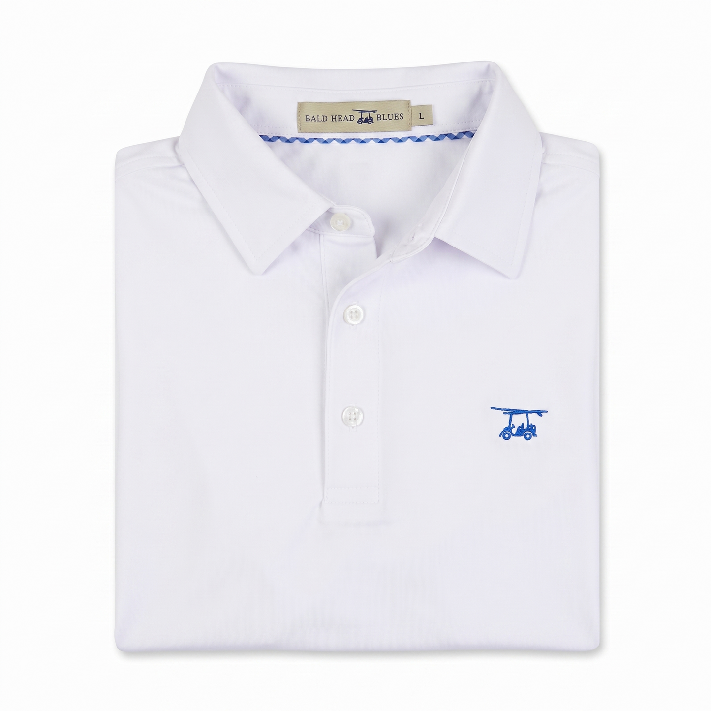 Albatross Polo White folded