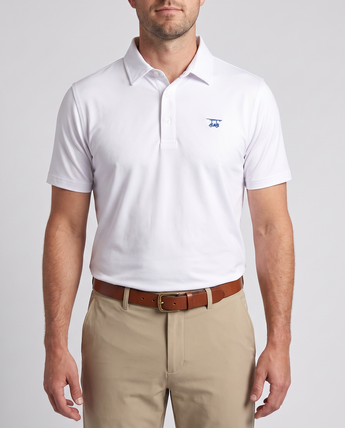 Albatross Polo White on model