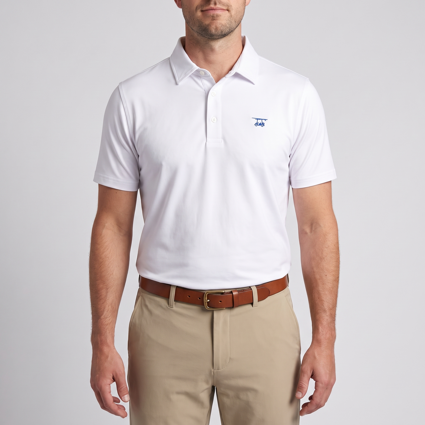 Albatross Polo White on model
