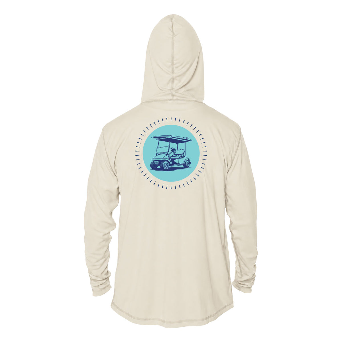 Performance Adult Hoodie Tee - Cart Burst