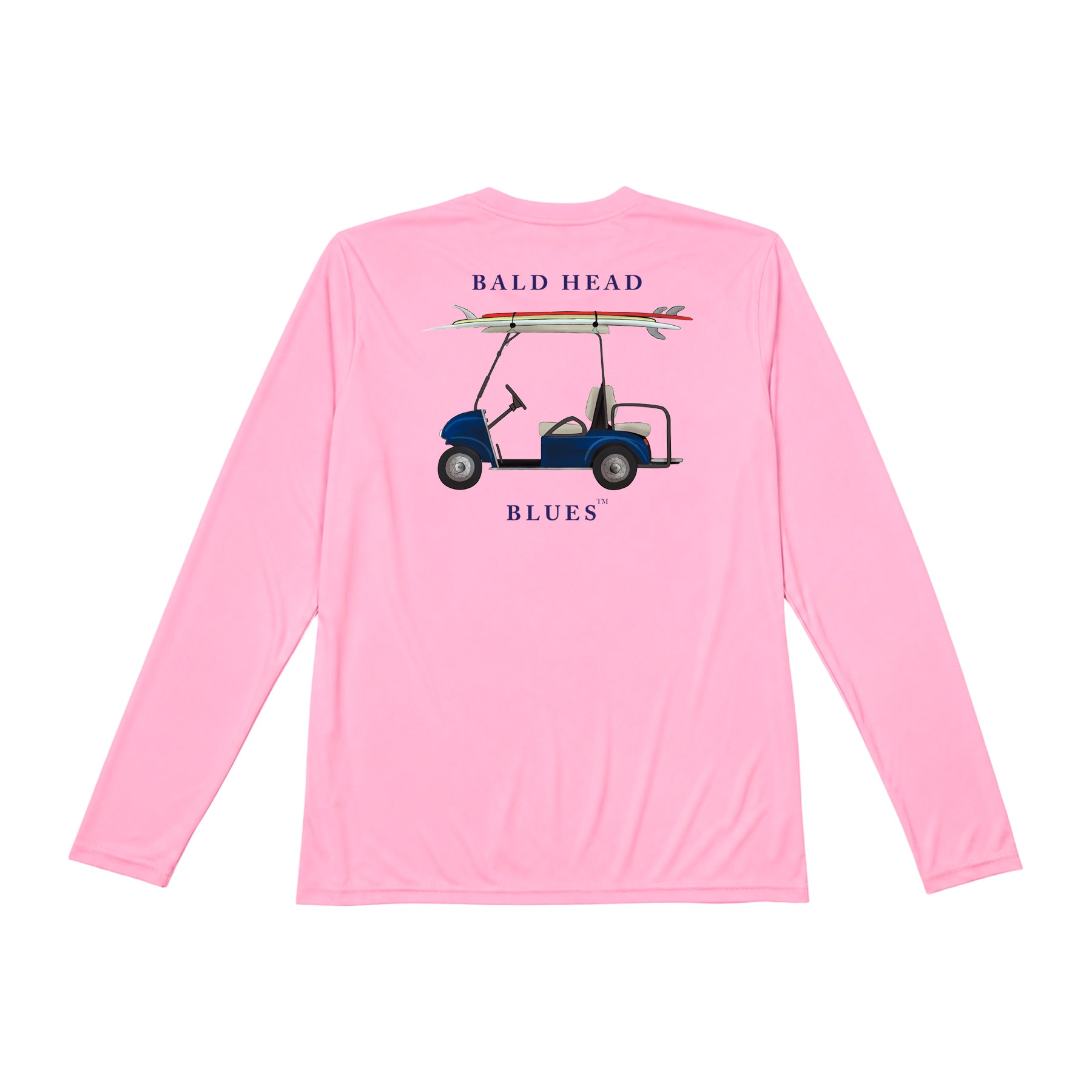 Performance Long Sleeve Golf Cart Hoodie - Pink