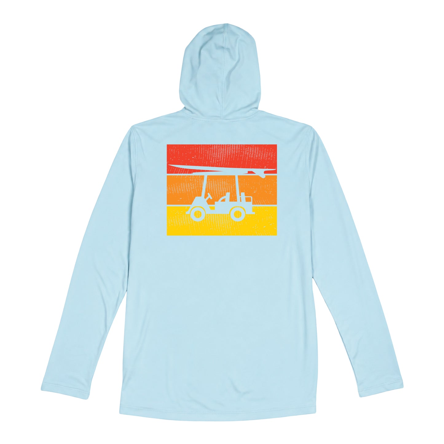 Performance Long Sleeve Logo Hoodie - Arctic