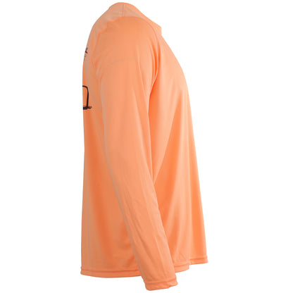 Performance Long Sleeve Golf Cart T-Shirt - Citrus