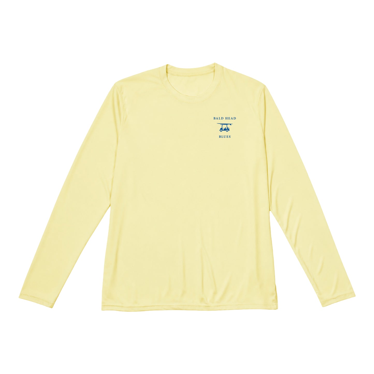 Performance Long Sleeve Golf Cart T-Shirt - Pale Yellow