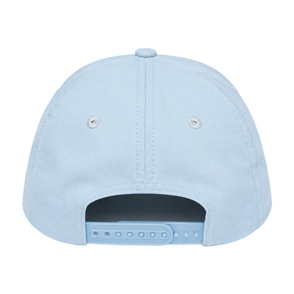 Five Panel Roped Trucker Hat - Light Blue