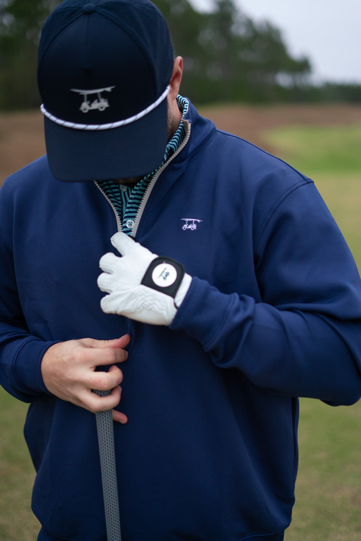 Dogwood Quarter Zip- Solid Medieval