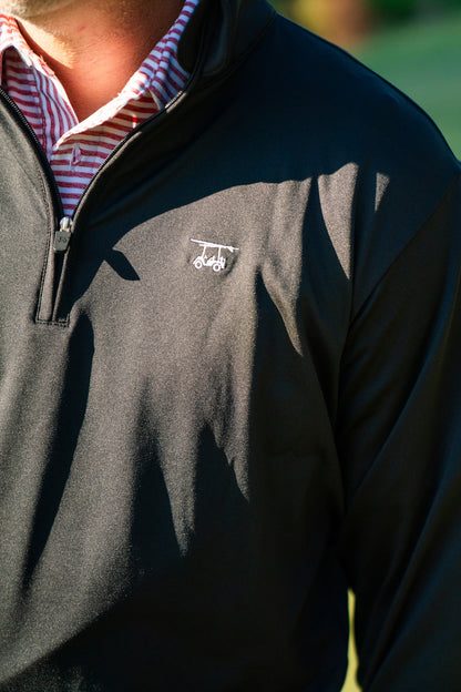 Ocean View Quarter Zip - Black