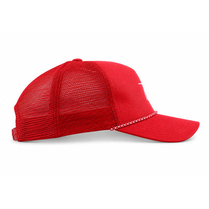 Trucker Hat Cotton Twill - Red