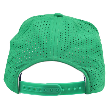 Six Panel Twill Roped Trucker Hat - First Tee Green