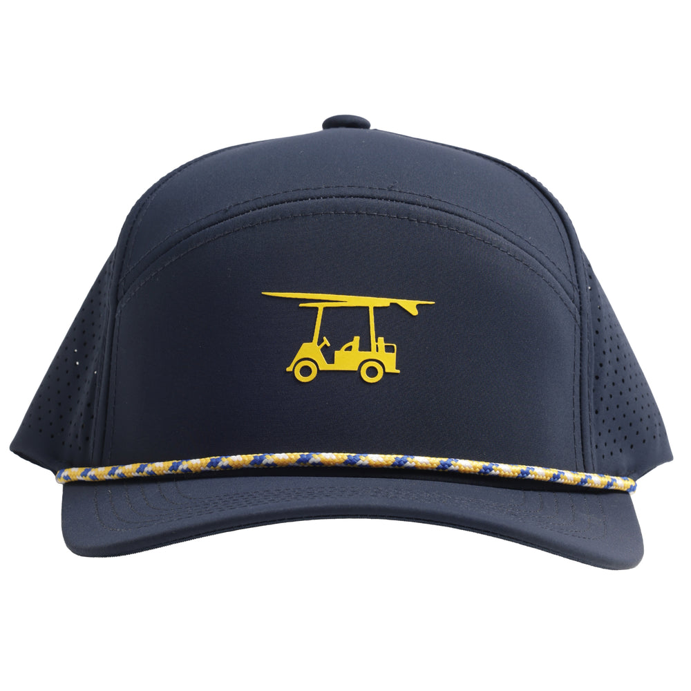 Six Panel Twill Roped Trucker Hat - Medieval