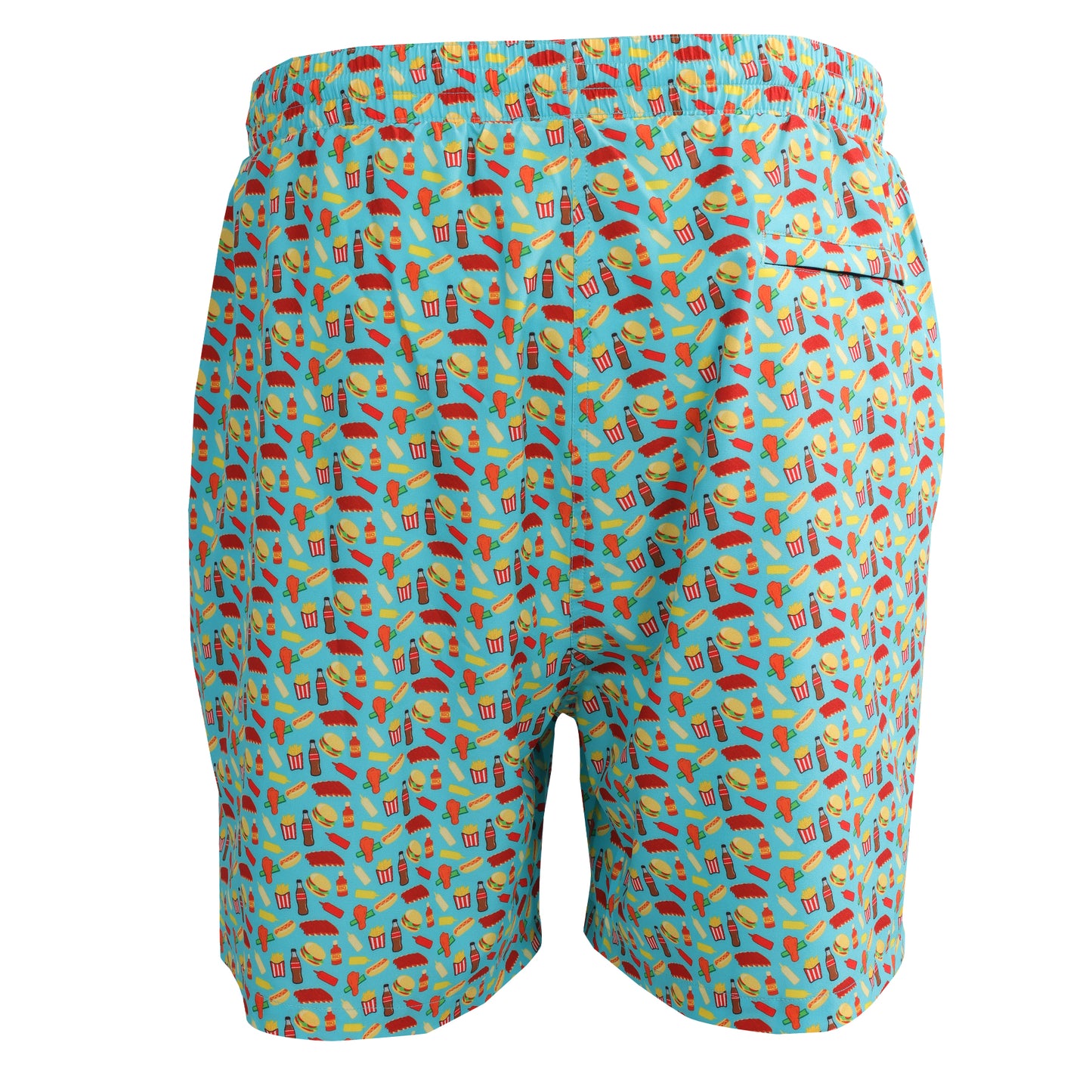 Aruba w/Cookout Print Swim Trunks