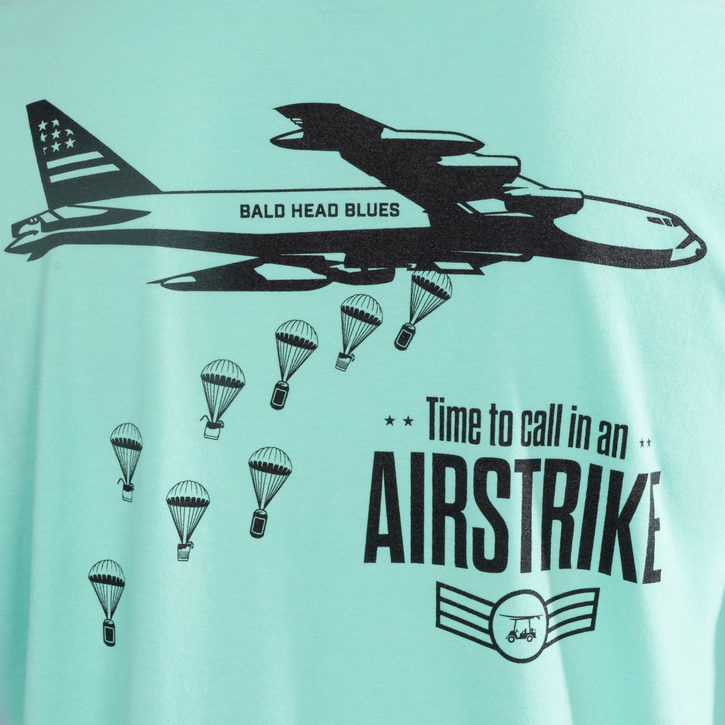 Cotton Tee - Airstrike - Seagrass