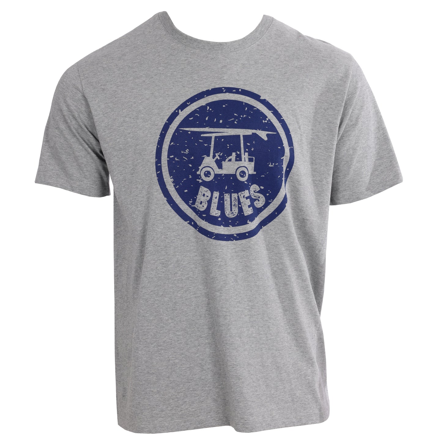 Island Tee - Retro Logo - Grey