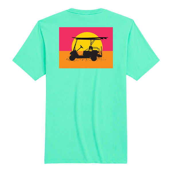 Island Tee - Endless Sunset - Mint