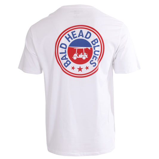Island Tee - USA Circle - White