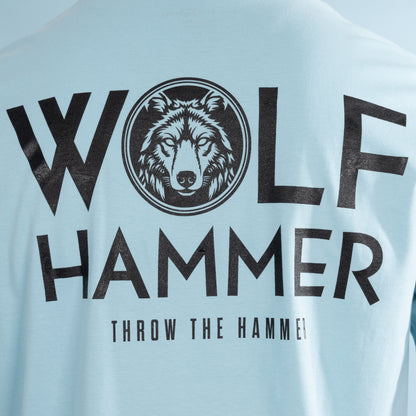 Cotton Tee - Wolf Hammer - Arctic Blue