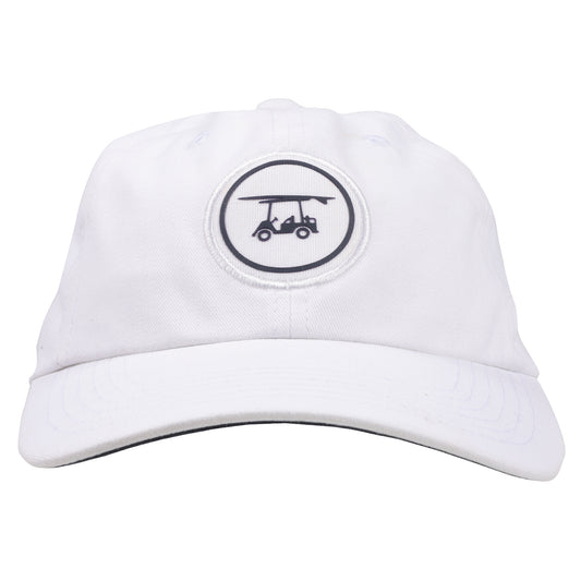 Twill Dad Cap - White