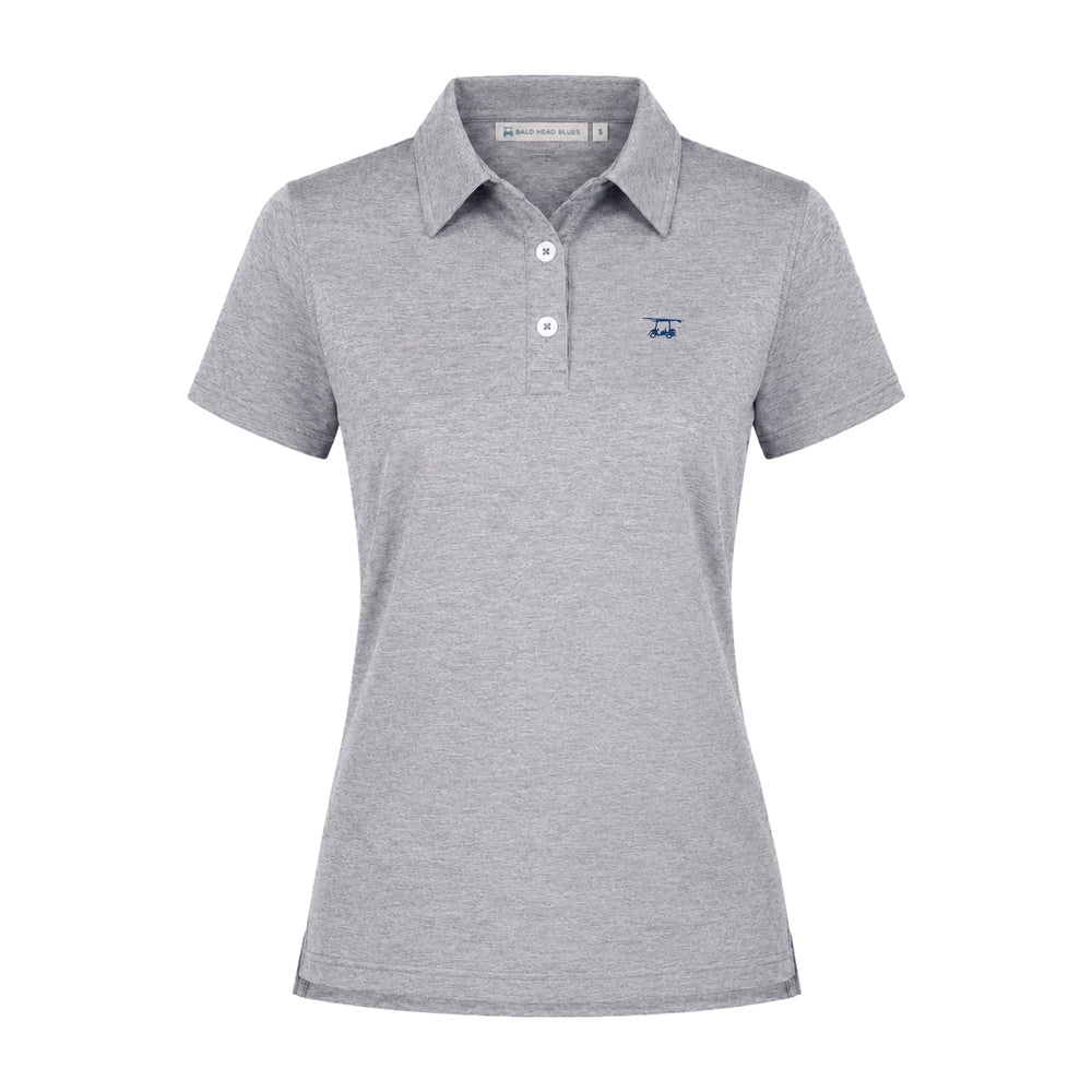 Ladies Albatross Polo - Heather Monument