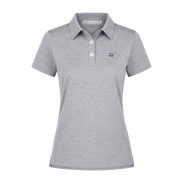 Ladies Albatross Polo - Heather Monument
