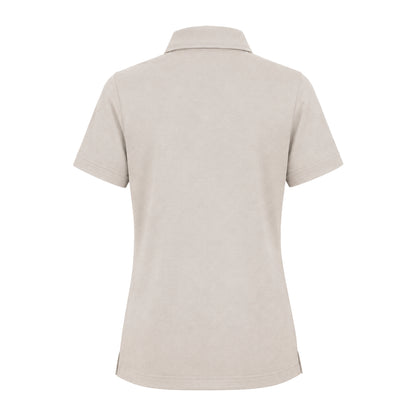 Women's Albatross Polo - Heather Sand Dollar
