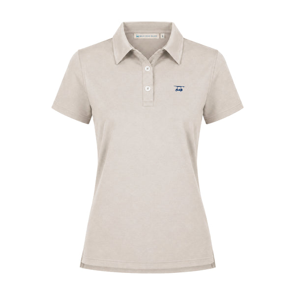 Women's Albatross Polo - Heather Sand Dollar