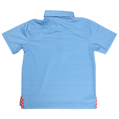 Albatross Youth Polo - Azure Blue / Bell