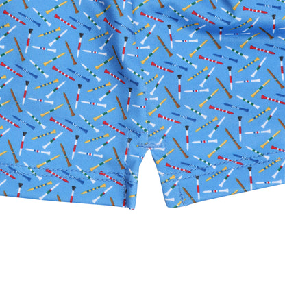 Youth Albatross Polo - Golf Tees All-Over Print on Azure
