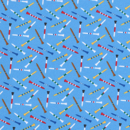 Youth Albatross Polo - Golf Tees All-Over Print on Azure