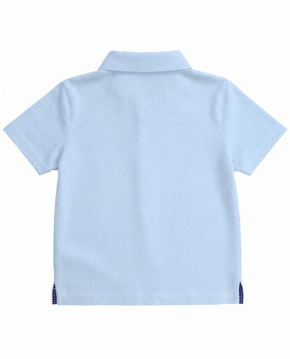 Albatross Youth Polo Heather Bell back