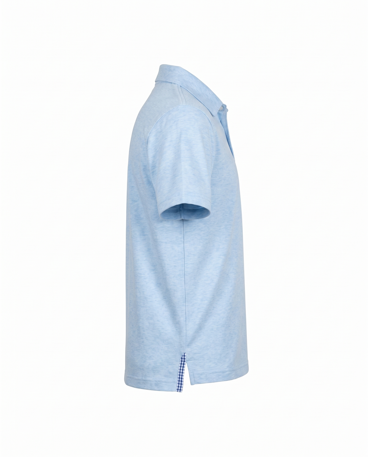 Albatross Youth Polo Heather Bell side