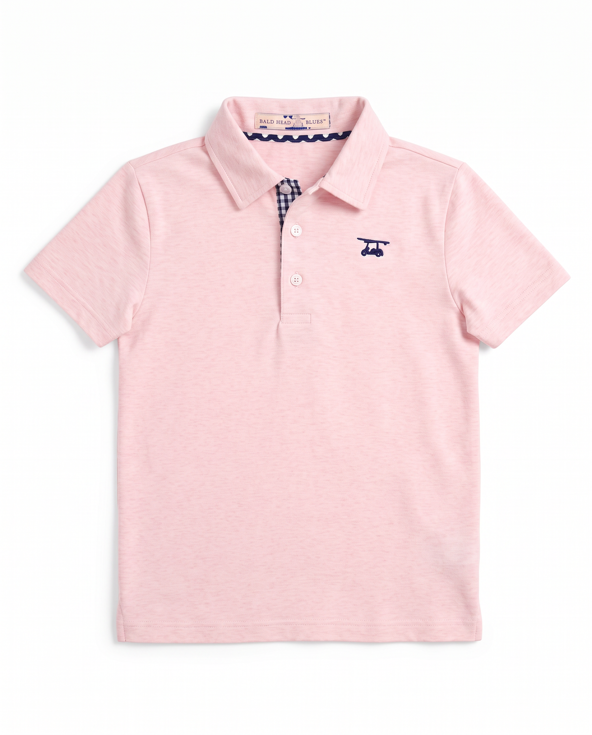 Albatross Youth Polo Heather Pink front