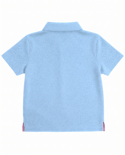 Albatross Youth Polo Heather Regatta back