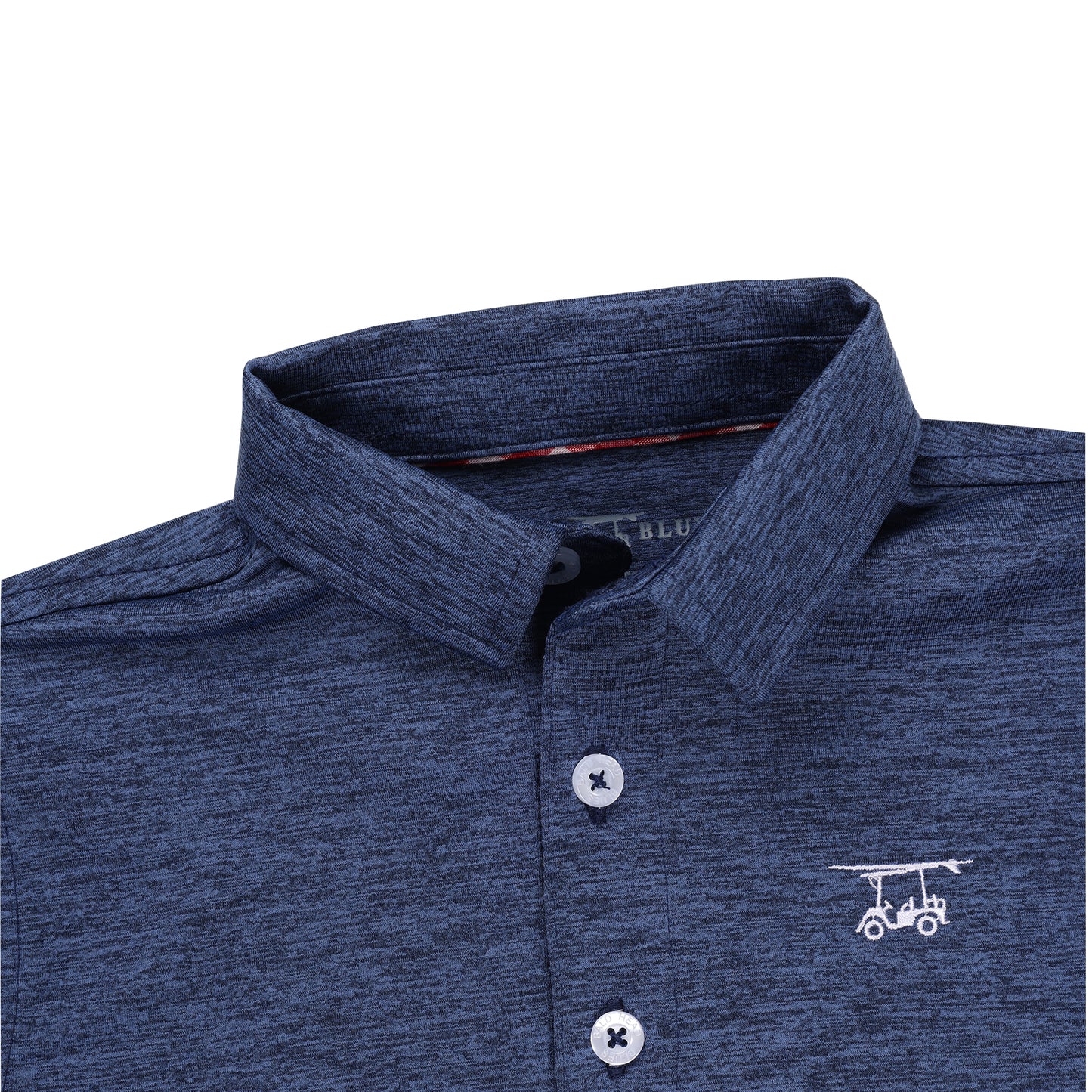 Albatross Youth Polo - Heather Royal Blue
