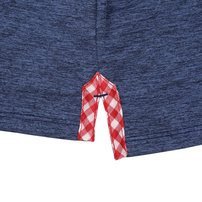 Albatross Youth Polo - Heather Royal Blue