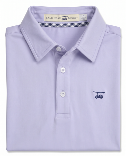 Albatross Youth Polo Lavender folded
