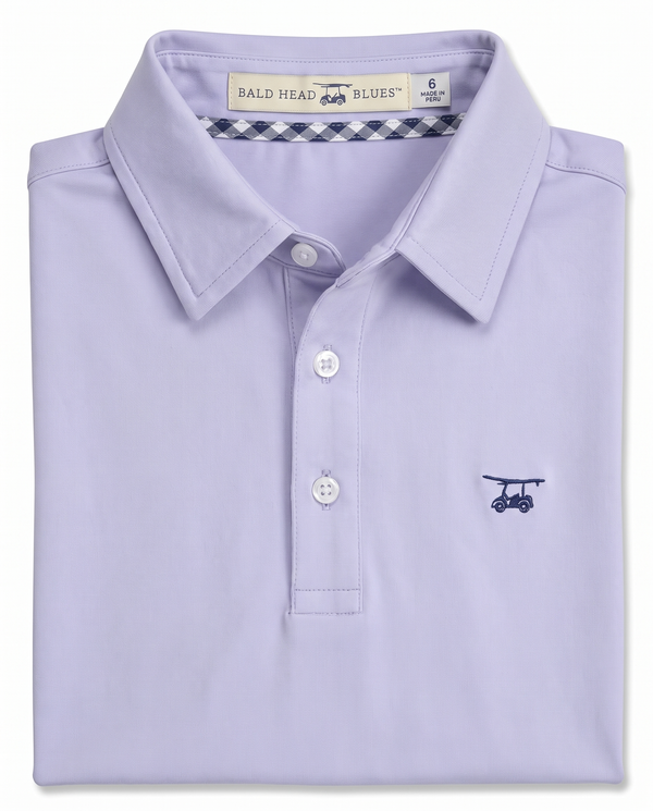 Albatross Youth Polo Lavender folded