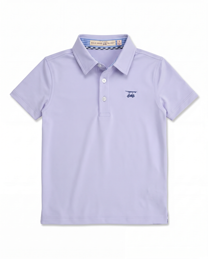 Albatross Youth Polo Lavender front