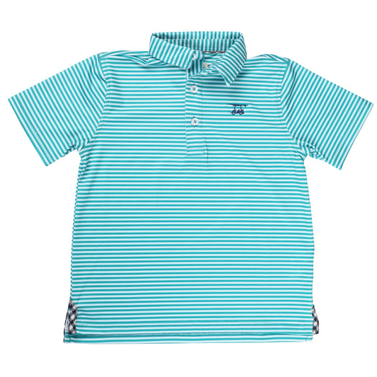 Youth Albatross Polo - Lagoon / Seaglass