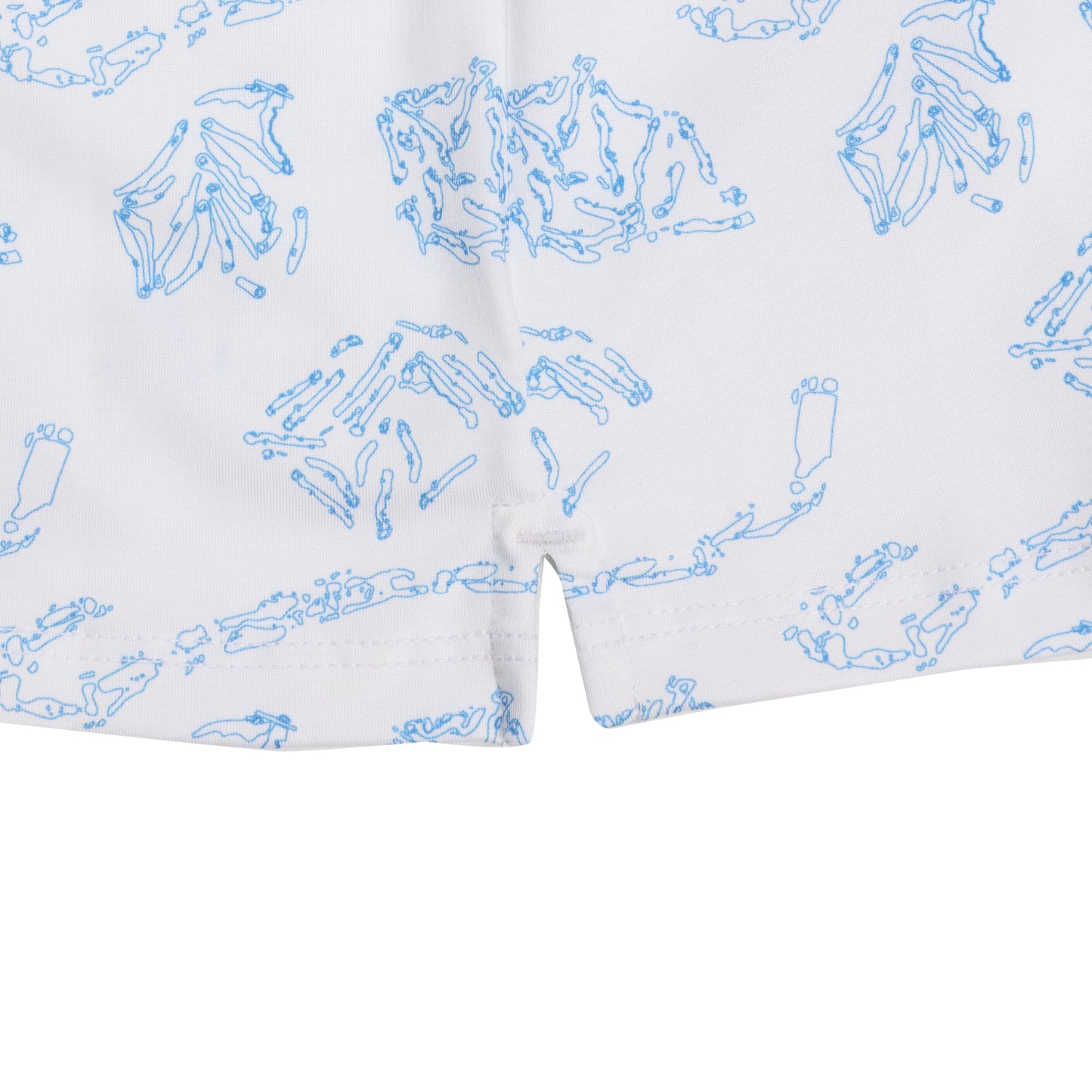 Youth Albatross Polo - Majors All-Over Print on White