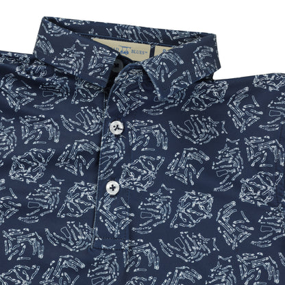 Youth Albatross Polo - Majors All-Over Print on Medieval