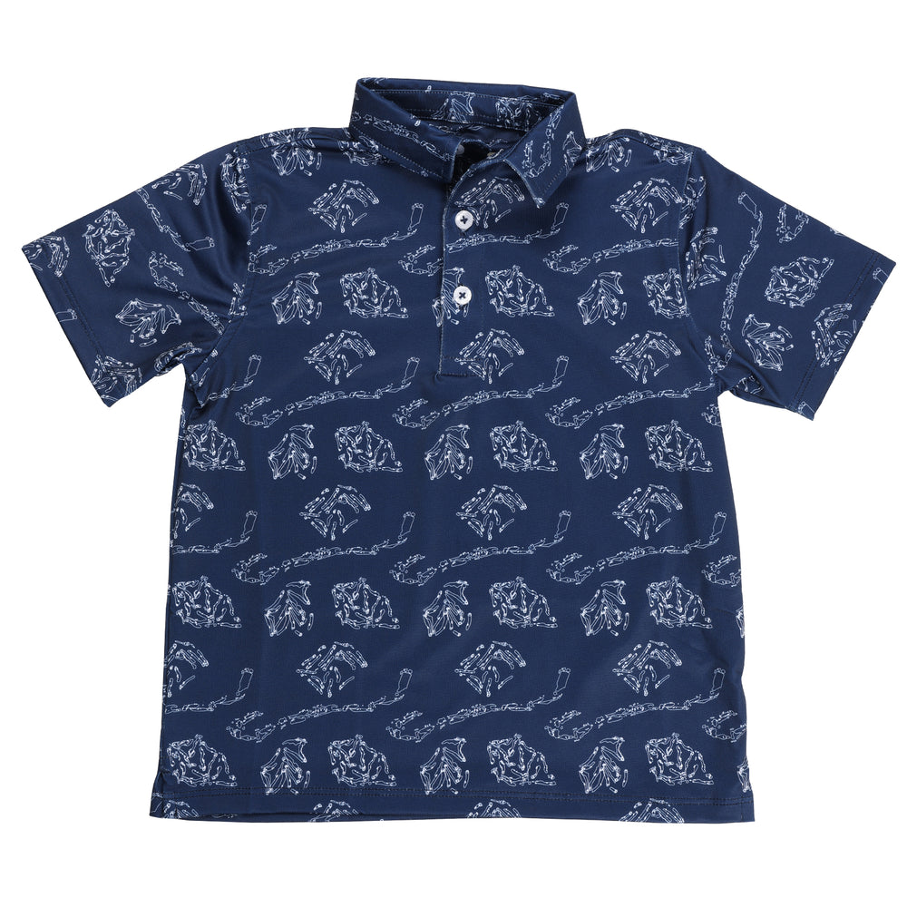 Youth Albatross Polo - Majors All-Over Print on Medieval