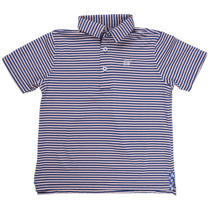 Albatross Youth Polo - Pink/Royal Blue