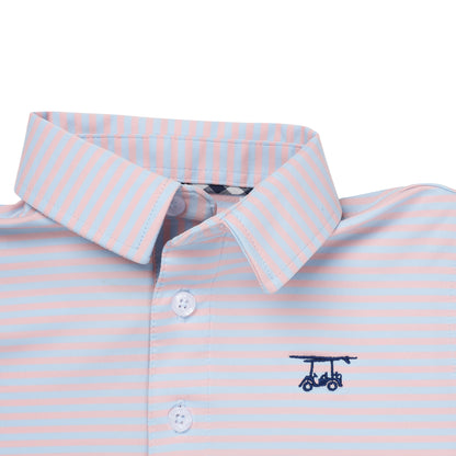 Albatross Youth Polo - Pink / Seaglass