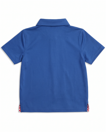 Albatross Youth Polo Royal Blue back