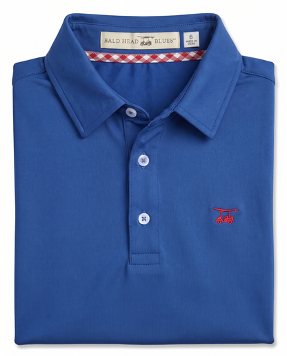 Albatross Youth Polo Royal Blue folded