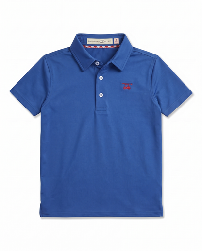 Albatross Youth Polo Royal Blue front