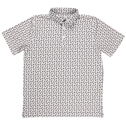 Albatross Youth Polo - Sand Dollar Black Lab